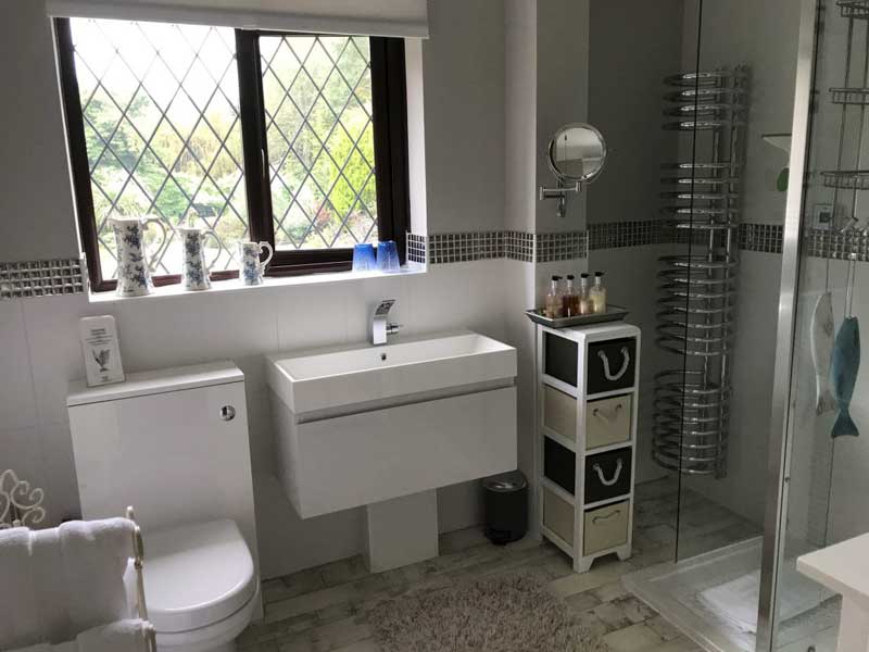 Peacock rooms dedicated bathroom