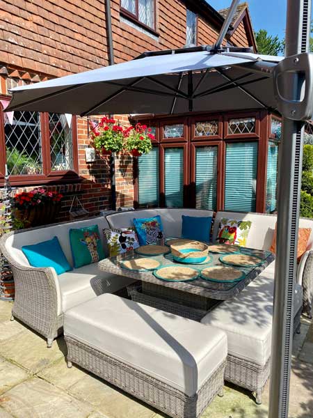 The patio at Beechwood Bed and Breakfast